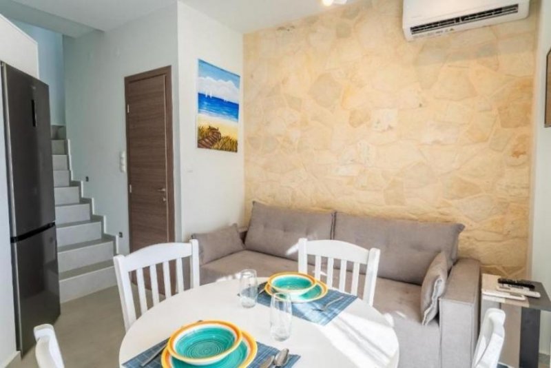 Panormos Kreta, Panormos: Dreistöckiges Küstenhaus mit privatem Pool und Meerblick zu verkaufen Haus kaufen